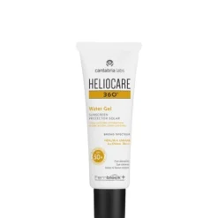 Gel solaire Heliocare 360 Water Gel SPF 50+ en tube de 50 ml.