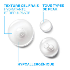 Texture gel frais et hydratante du sérum Hyalu B5, adapté à tous types de peau.