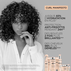 Kérastase Curl Manifesto avec jusqu'à 83% d'hydratation et protection anti-frisottis