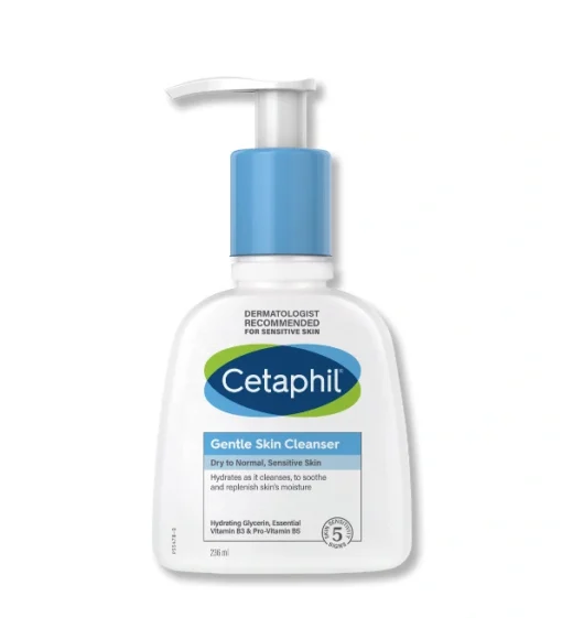 Nettoyant doux pour la peau Cetaphil pour peau sensible, 236ml