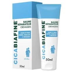 CICABIAFINE Baume Réparateur Crevasses 50 ml pour mains et pieds abîmés