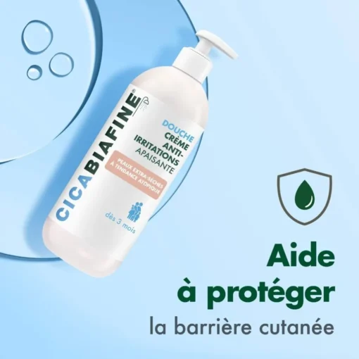 CICABIAFINE Douche Crème Anti-Irritations - Aide à protéger la barrière cutanée