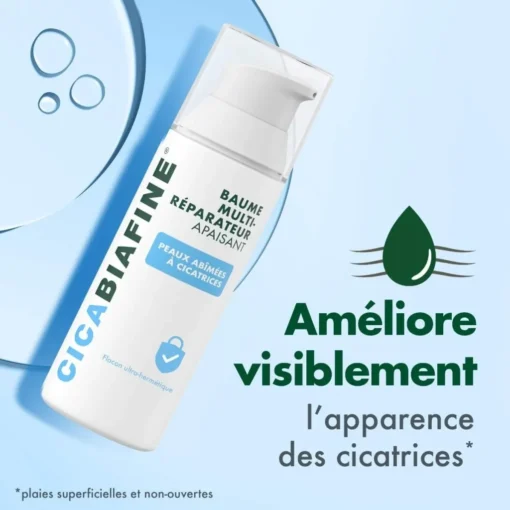 CICABIAFINE Baume Multi-Réparateur Apaisant - Améliore l'apparence des cicatrices