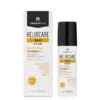 Gel solaire teinté Heliocare 360 Color Oil-Free SPF 50+ en version beige avec boîte et flacon.