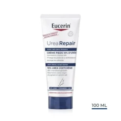 Crème pieds Eucerin Urea Repair 10% Urée 100 ml pour hydratation intense et soulagement des callosités