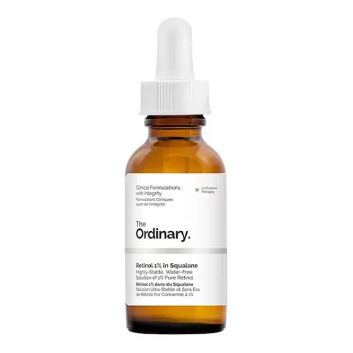 The Ordinary Retinol 1% in Squalane serum bottle