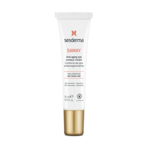 Crème contour des yeux anti-âge Sesderma Samay 15 ml pour peau sèche et sensible.