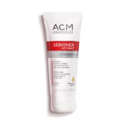 Tube de soin anti-imperfections teinté ACM Sébionex Actimat 40 ml pour peaux grasses