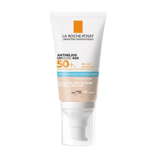 Crème hydratante teintée Anthelios UVMune 400 SPF 50+ La Roche-Posay.