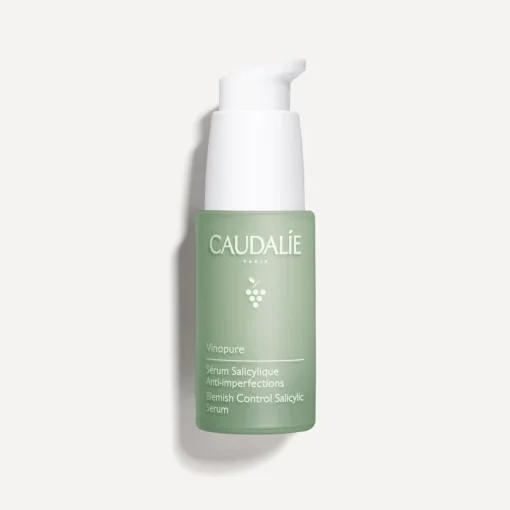 Flacon du sérum salicylique Caudalie Vinopure anti-imperfections.