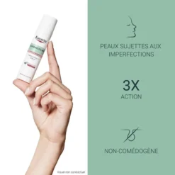 Sérum Eucerin DermoPure Triple Effect avec 3 actions pour peaux à imperfections, non-comédogène