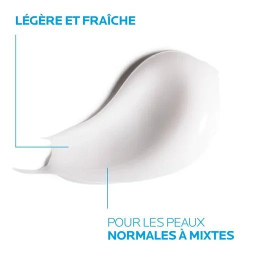 Texture légère et fraîche de la crème Hydraphase HA Légère adaptée aux peaux normales à mixtes.