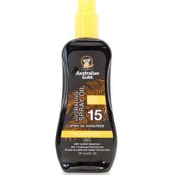 australian gold spf 15 spray huile avec carotte 237 ml