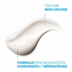 Texture non-grasse de la crème mains Lipikar Xerand de La Roche-Posay.