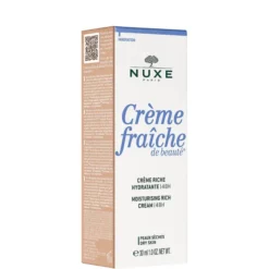 Boîte de Crème Fraîche de Beauté Riche de Nuxe, hydratation 48h, 30 ml