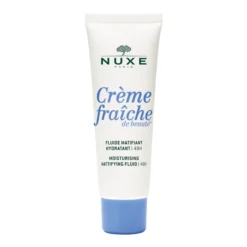 Tube de Fluide Matifiant Crème Fraîche de Beauté Nuxe, hydratant 48h, 30 ml