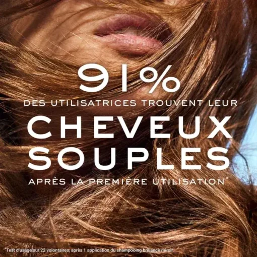 Cheveux souples après utilisation des produits Nuxe Hair