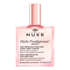Huile Prodigieuse Florale de Nuxe, huile sèche multi-usages pour visage, corps et cheveux, 100 ml.