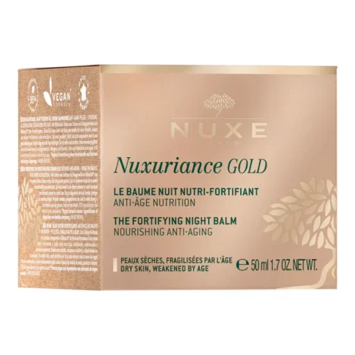 Emballage du Baume Nuit Nutri-Fortifiant Nuxe Nuxuriance Gold 50 ml