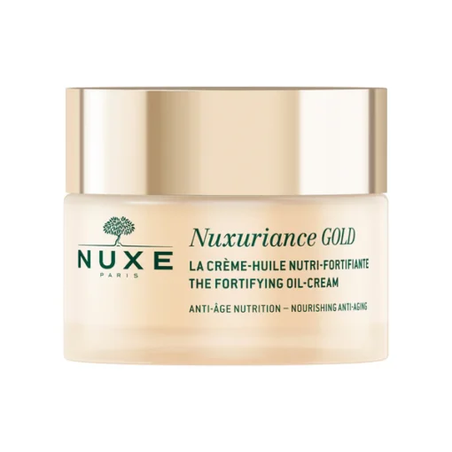 Pot de Crème-Huile Nutri-Fortifiante Nuxuriance Gold de Nuxe, 50 ml, soin anti-âge nourrissant