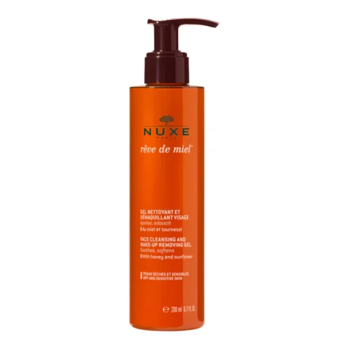 Nuxe Rêve de Miel Gel Nettoyant et Démaquillant Visage 200 ml