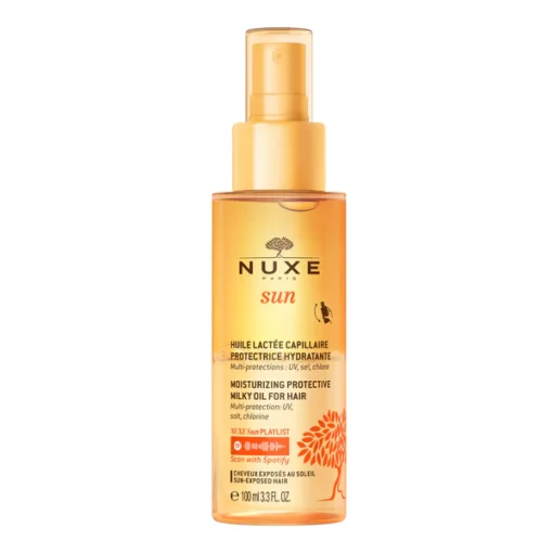 Flacon d'huile lactée capillaire NUXE Sun 100 ml