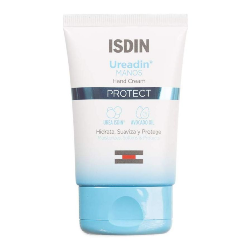 Tube de crème pour les mains ISDIN Ureadin Manos Protect de 50 ml.