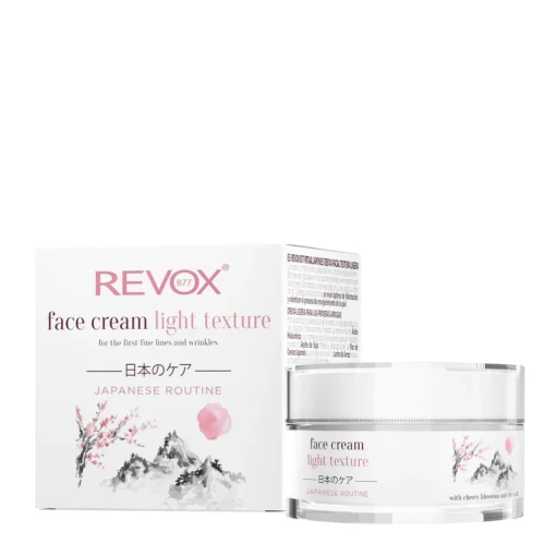 Crème visage Revox texture légère Japanese Routine 50 ml