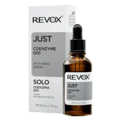 Sérum anti-âge Revox Just Coenzyme Q10 avec sa boîte.
