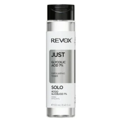 Tonique exfoliant Revox Just Glycolic Acid 7% dans un flacon de 250 ml.