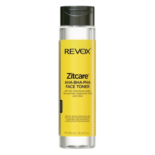 Lotion tonique pour le visage Revox Zitcare AHA-BHA-PHA, 250 ml.