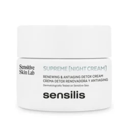 Crème de nuit Sensilis Supreme Detox anti-âge et régénérante