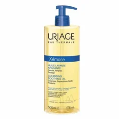 Uriage Xémose Huile Lavante Apaisante 500 ml pour nettoyer et protéger les peaux très sèches à tendance atopique.