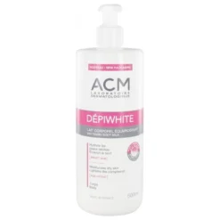 Lait corporel éclaircissant ACM Dépiwhite 500 ml avec pompe.