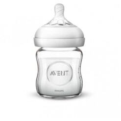 AVENT BIBERON NATURAL EN VERRE 120 ML 0 MOIS+