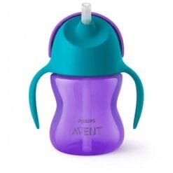 AVENT TASSES A PAILLE 200 ML / 7OZ 9M+ MAUVE