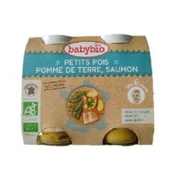 BABYBIO PETIT POIS POMME DE TERRE SAUMON 6 MOIS+
