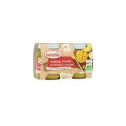 BABYBIO PETIT POT DE POMME ET MANGUE 2x130 G BIO
