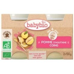 BABYBIO PETIT POT DE POMME NOUVELLE AQUITAINE COING