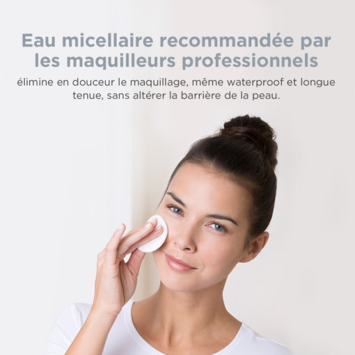 Eau micellaire ISDIN recommandée par les maquilleurs professionnels.