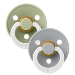 BIBS SET DE 2 SUCETTES SAGE GLOW CLOUD GLOW 6-12 MOIS