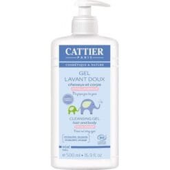CATTIER BEBE GEL LAVANT DOUX CHEVEUX ET CORPS 500 ML