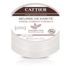 CATTIER BEURRE DE KARITE VISAGE CORPS ET CHEVEUX BIO 100G