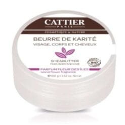 CATTIER BEURRE DE KARITE PARFUM FLEUR DES ILES 100G