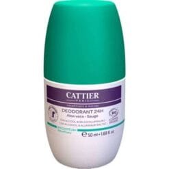 CATTIER DEODORANT 24 H ALOE VERA SAUGE 50 ML