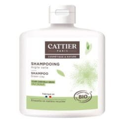 CATTIER SHAMPOOING ARGILE VERTE CUIR CHEVELU GRAS 250 ML