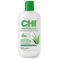 CHI NATURALS ALOE VERA ET HYALURONIQUE ACIDE NETTOYANT CORPS HYDRATANT 355 ML