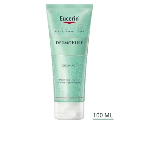 Gommage Eucerin DermoPure 100 ml pour désobstruer les pores et affiner le grain de peau