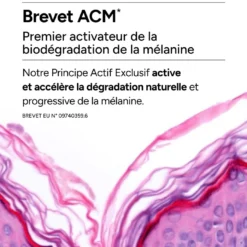 Brevet ACM pour le lait corporel éclaircissant Dépiwhite.