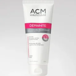 Lait corporel éclaircissant ACM Dépiwhite en tube de 200 ml.